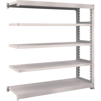 TRUSCO スチールラック M5型中量棚 1500×471×H1500 5段 連結 ネオグレー M5-5555B NG 1台(1個)（直送品）