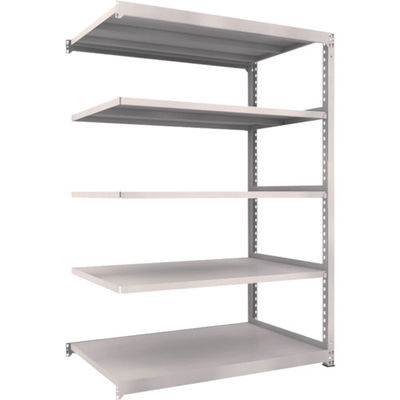 TRUSCO スチールラック M5型中量棚 1500X921XH2100 5段 連結 ネオグレー M5-7595B NG 1台(1個)（直送品）