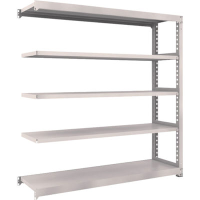 TRUSCO スチールラック M3型中量棚 1800×471×H1800 5段 連結 ネオグレー M3-6655B NG 1セット(1個)（直送品）