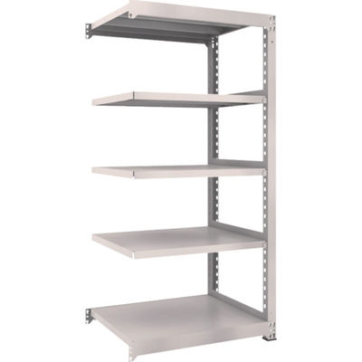 TRUSCO スチールラック M3型中量棚 900×721×H1800 5段 連結 ネオグレー M3-6375B NG 1セット(1個)（直送品）
