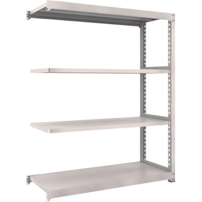 TRUSCO スチールラック M3型中量棚 1500×571×H1800 4段 連結 ネオグレー M3-6564B NG 1セット(1個)（直送品）
