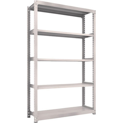 TRUSCO スチールラック M3型中量棚 1500X471XH2400 5段 単体 ネオグレー M3-8555 NG 1台(1個)（直送品）