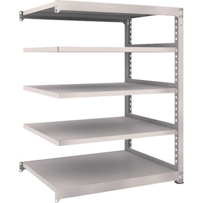 TRUSCO スチールラック M5型中量棚 1200×921×H1500 5段 連結 ネオグレー M5-5495B NG 1台(1個)（直送品）