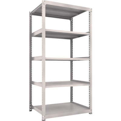 TRUSCO スチールラック M3型中量棚 1200X921XH2400 5段 単体 ネオグレー M3-8495 NG 1台(1個)（直送品）