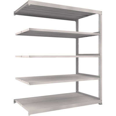 TRUSCO スチールラック M5型中量棚 1800X921XH2100 5段 連結 ネオグレー M5-7695B NG 1台(1個)（直送品）