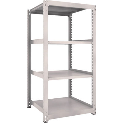 TRUSCO スチールラック M3型中量棚 900×921×H1800 4段 単体 ネオグレー M3-6394 NG 1セット(1個)（直送品）