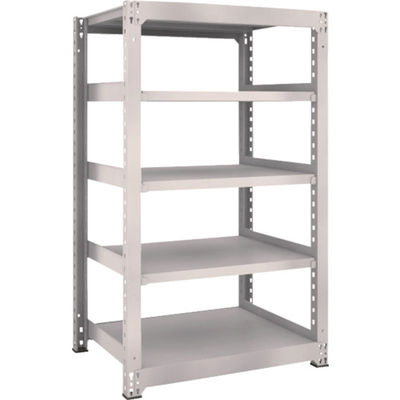 TRUSCO スチールラック M5型中量棚 900×721×H1500 5段 単体 ネオグレー M5-5375 NG 1台(1個)（直送品）