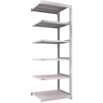 TRUSCO スチールラック M5型中量棚 900X721XH2400 6段 連結 ネオグレー M5-8376B NG 1台(1個)（直送品）
