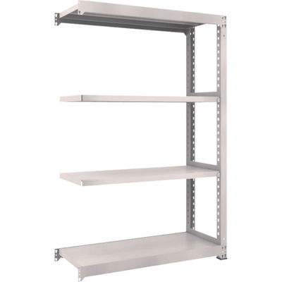 TRUSCO スチールラック M3型中量棚 1200×471×H1800 4段 連結 ネオグレー M3-6454B NG 1セット(1個)（直送品）