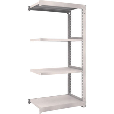 TRUSCO スチールラック M5型中量棚 900×571×H1800 4段 連結 ネオグレー M5-6364B NG 1台(1個)（直送品）