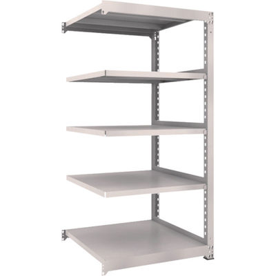 TRUSCO スチールラック M3型中量棚 900×921×H1800 5段 連結 ネオグレー M3-6395B NG 1セット(1個)（直送品）