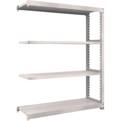 TRUSCO スチールラック M5型中量棚 1500×471×H1800 4段 連結 ネオグレー M5-6554B NG 1台(1個)（直送品）