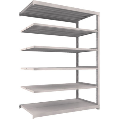 TRUSCO スチールラック M5型中量棚 1800X921XH2400 6段 連結 ネオグレー M5-8696B NG 1台(1個)（直送品）