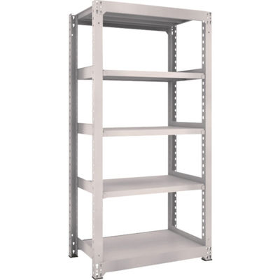 TRUSCO スチールラック M5型中量棚 900×571×H1800 5段 単体 ネオグレー M5-6365 NG 1台(1個)（直送品）