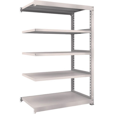 TRUSCO スチールラック M5型中量棚 1200×721×H1800 5段 連結 ネオグレー M5-6475B NG 1台(1個)（直送品）