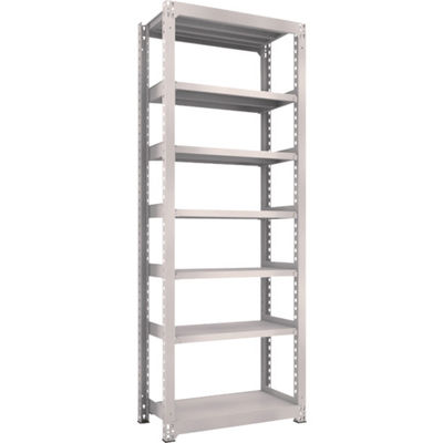TRUSCO スチールラック M5型中量棚 900×471×H2400 7段 単体 ネオグレー M5-8357 NG 1台(1個)（直送品）