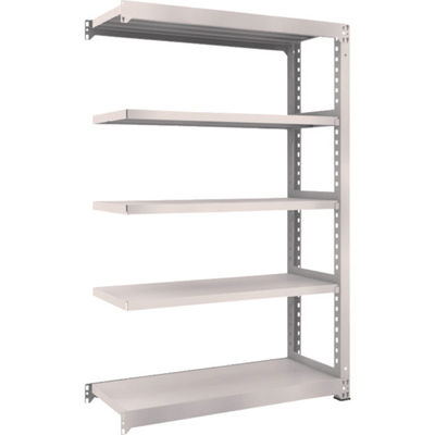 TRUSCO スチールラック M5型中量棚 1200×471×H1800 5段 連結 ネオグレー M5-6455B NG 1台(1個)（直送品）