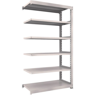 TRUSCO スチールラック M3型中量棚 1200×571×H2100 6段 連結 ネオグレー M3-7466B NG 1セット(1個)（直送品）