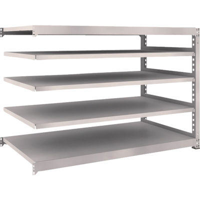 TRUSCO スチールラック M5型中量棚 1800×921×H1200 5段 連結 ネオグレー M5-4695B NG 1台(1個)（直送品）