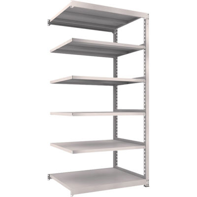 TRUSCO スチールラック M5型中量棚 1200X921XH2400 6段 連結 ネオグレー M5-8496B NG 1台(1個)（直送品）