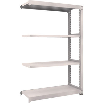 TRUSCO スチールラック M5型中量棚 1200×471×H1800 4段 連結 ネオグレー M5-6454B NG 1台(1個)（直送品）