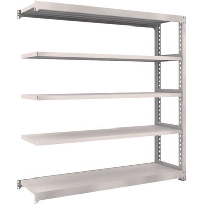 TRUSCO スチールラック M5型中量棚 1800×471×H1800 5段 連結 ネオグレー M5-6655B NG 1台(1個)（直送品）