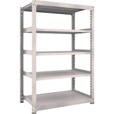 TRUSCO スチールラック M5型中量棚 1200×721×H1800 5段 単体 ネオグレー M5-6475 NG 1台(1個)（直送品）