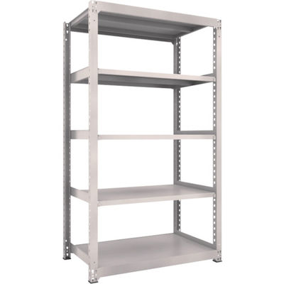 TRUSCO スチールラック M3型中量棚 1200X721XH2100 5段 単体 ネオグレー M3-7475 NG 1台(1個)（直送品）