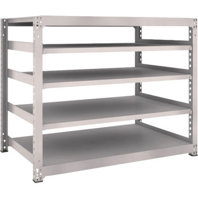 TRUSCO スチールラック M5型中量棚 1500×921×H1200 5段 単体 ネオグレー M5-4595 NG 1台(1個)（直送品）