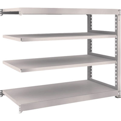 TRUSCO スチールラック M5型中量棚 1500×721×H1200 4段 連結 ネオグレー M5-4574B NG 1台(1個)（直送品）