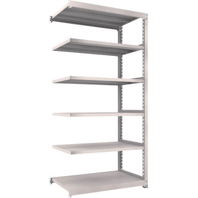 TRUSCO スチールラック M5型中量棚 1200X721XH2400 6段 連結 ネオグレー M5-8476B NG 1台(1個)（直送品）