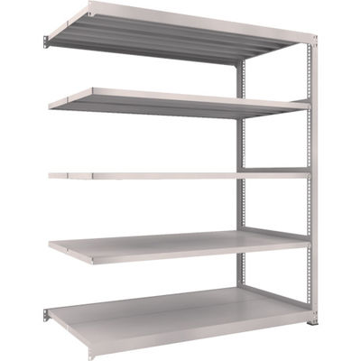 TRUSCO スチールラック M3型中量棚 1800X921XH2100 5段 連結 ネオグレー M3-7695B NG 1台(1個)（直送品）