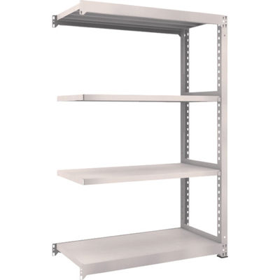 TRUSCO スチールラック M5型中量棚 1200×571×H1800 4段 連結 ネオグレー M5-6464B NG 1台(1個)（直送品）