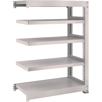 TRUSCO スチールラック M5型中量棚 900×471×H1200 5段 連結 ネオグレー M5-4355B NG 1台(1個)（直送品）