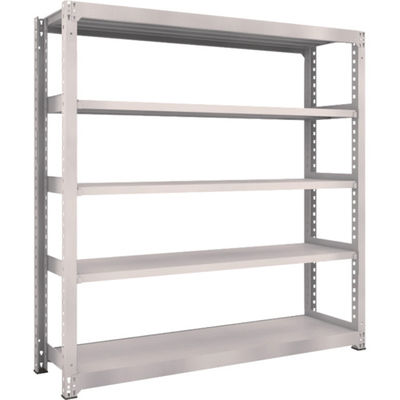 TRUSCO スチールラック M5型中量棚 1800×471×H1800 5段 単体 ネオグレー M5-6655 NG 1台(1個)（直送品）