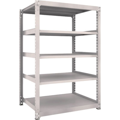 TRUSCO スチールラック M5型中量棚 1200×921×H1800 5段 単体 ネオグレー M5-6495 NG 1台(1個)（直送品）