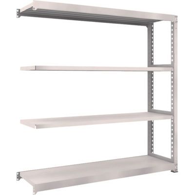 TRUSCO スチールラック M5型中量棚 1800×471×H1800 4段 連結 ネオグレー M5-6654B NG 1台(1個)（直送品）