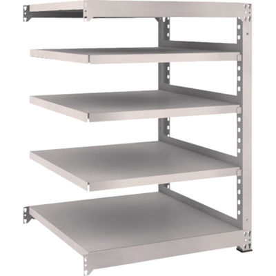 TRUSCO スチールラック M5型中量棚 900×921×H1200 5段 連結 ネオグレー M5-4395B NG 1台(1個)（直送品）