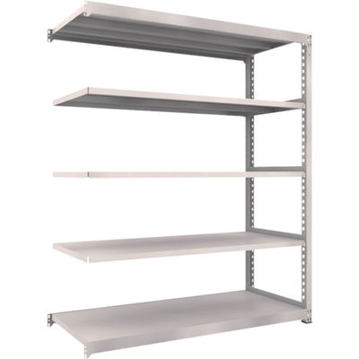 TRUSCO スチールラック M5型中量棚 1800X721XH2100 5段 連結 ネオグレー M5-7675B NG 1台(1個)（直送品）