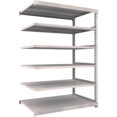 TRUSCO スチールラック M5型中量棚 1500×921×H2100 6段 連結 ネオグレー M5-7596B NG 1台(1個)（直送品）