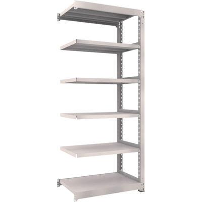 TRUSCO スチールラック M5型中量棚 900×571×H2100 6段 連結 ネオグレー M5-7366B NG 1台(1個)（直送品）