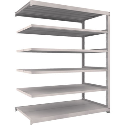 TRUSCO スチールラック M5型中量棚 1800×921×H2100 6段 連結 ネオグレー M5-7696B NG 1台(1個)（直送品）