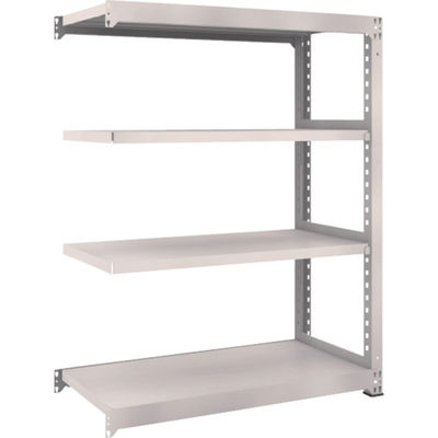 TRUSCO スチールラック M5型中量棚 1200×571×H1500 4段 連結 ネオグレー M5-5464B NG 1台(1個)（直送品）