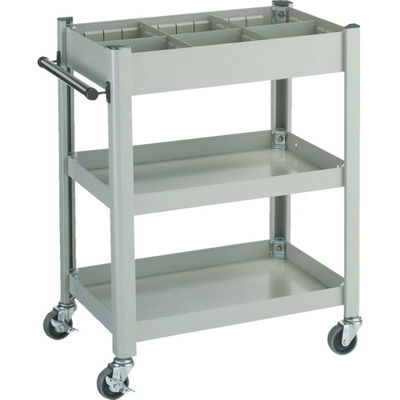 トラスコ中山 TRUSCO コンビネーションワゴン 643X427XH880 仕切板付 TCW-81AB 1台 304-7466（直送品）