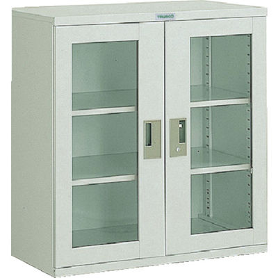 トラスコ中山 TRUSCO コンテナラックケース バンラックケース M型 両開き扉 844X340XH880 T302-M 1台(1個)（直送品）