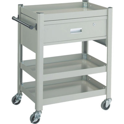 トラスコ中山 TRUSCO コンビネーションワゴン 643X427 1段引出付 TCW-81E4 1台 301-5203（直送品）