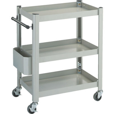 トラスコ中山 TRUSCO コンビネーションワゴン 643X427XH880 サイドBOX付 TCW-81A2F 1台 304-7440（直送品）