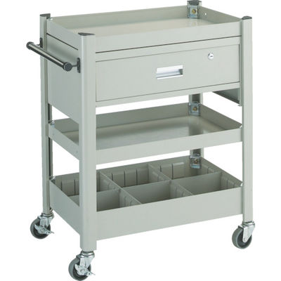 トラスコ中山 TRUSCO コンビネーションワゴン 643X427 引出・仕切板付 TCW-81D 1台 301-5190（直送品）