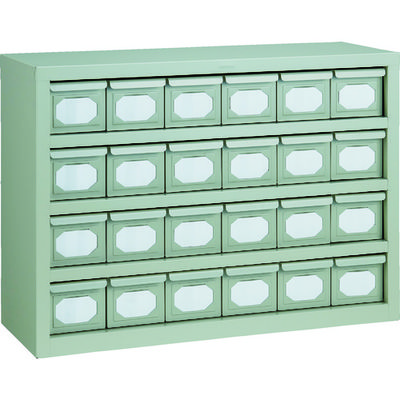 トラスコ中山 TRUSCO K型引出しユニット 854X609 Vー1X24個 ネオグレー K-64N NG 1台 512-3461（直送品）