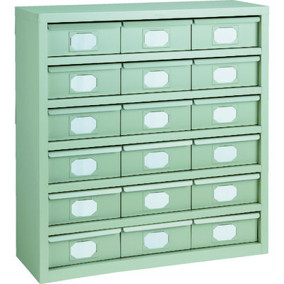 トラスコ中山 TRUSCO K型引出しユニット 854X890 Vー2X18個 ネオグレー K-66W NG 1台 512-3593（直送品）